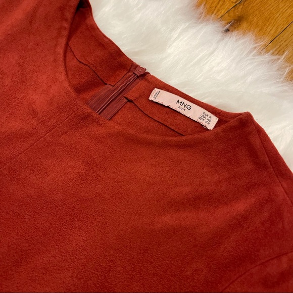 Red Velvet Mango Dress - Picture 3 of 4